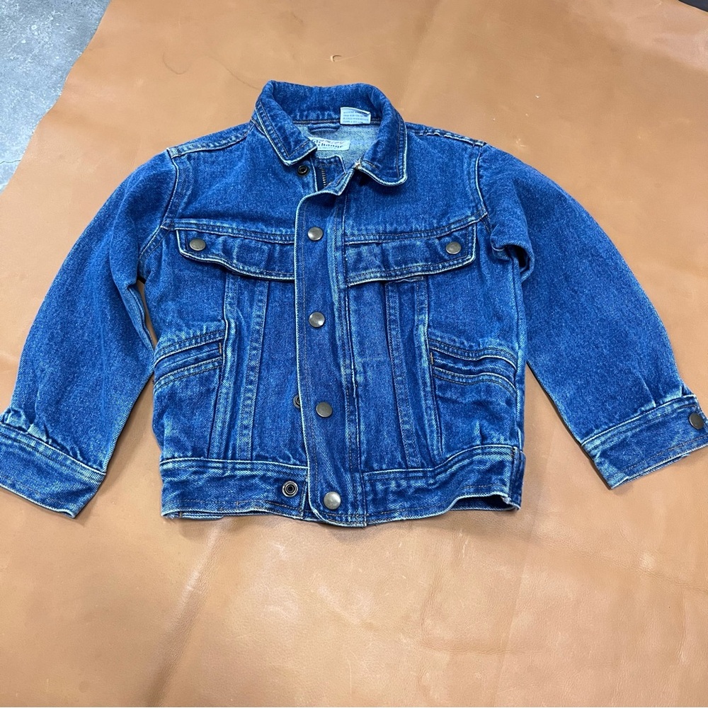 Vintage Kids Exchange Blue Denim Jacket 5